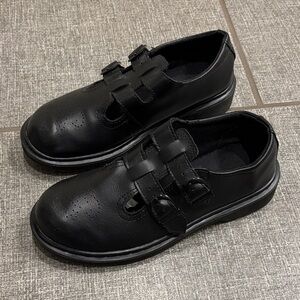 Dr. Martens Black Kids Shoes